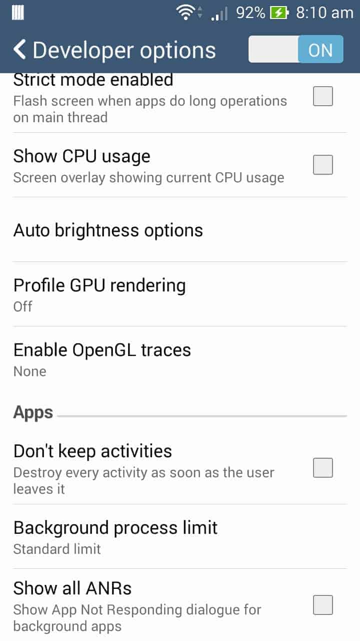 usb debugging zenfone asus 5 setting Zenfone and in Asus option debugging Developer USB 5