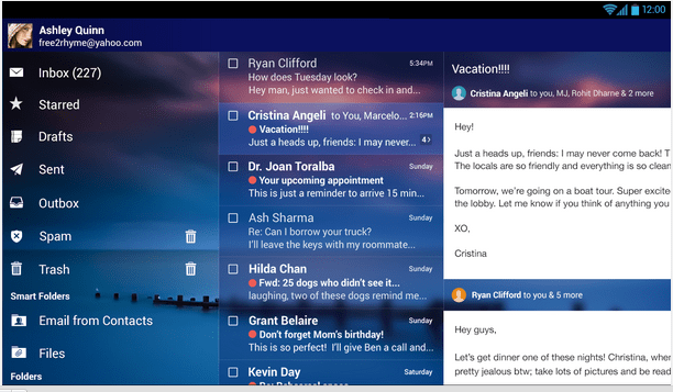 Yahoo Mail App 4.8.2