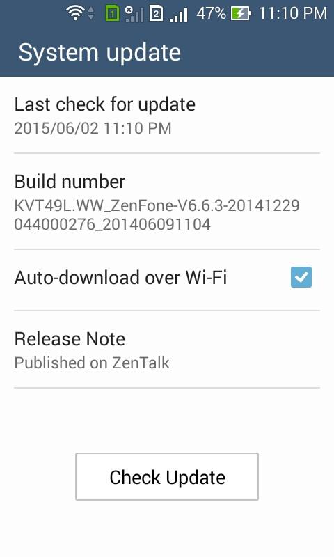Manually Update Asus Zenfone 4 to Lollipop - Full Steps with pictures