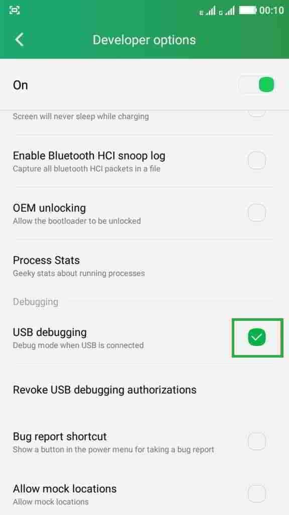  enable Enable Developer option and USB Debugging in Coolpad Note 3