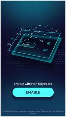 Enable Cheetah Keyboard