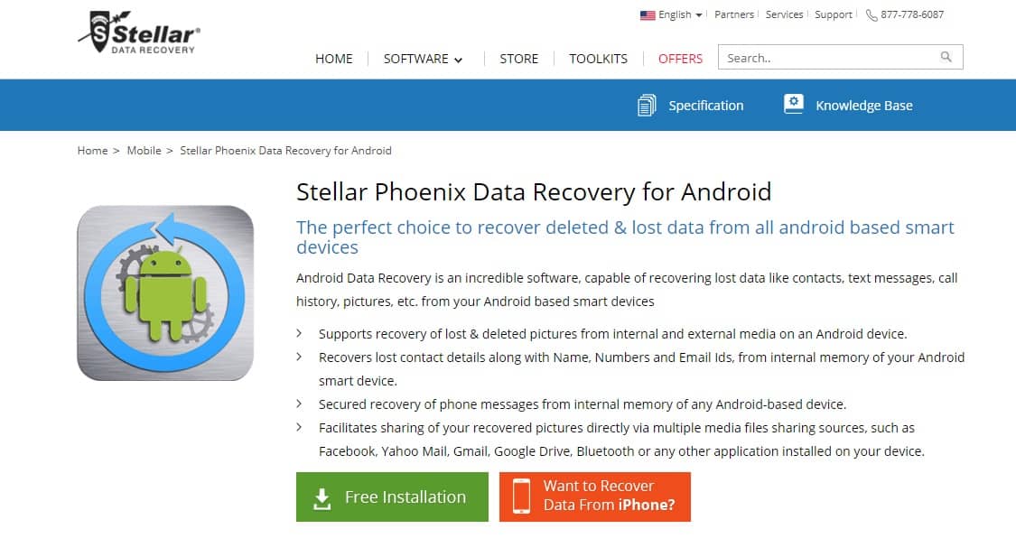 Stellar Phoenix Data Recovery for Android