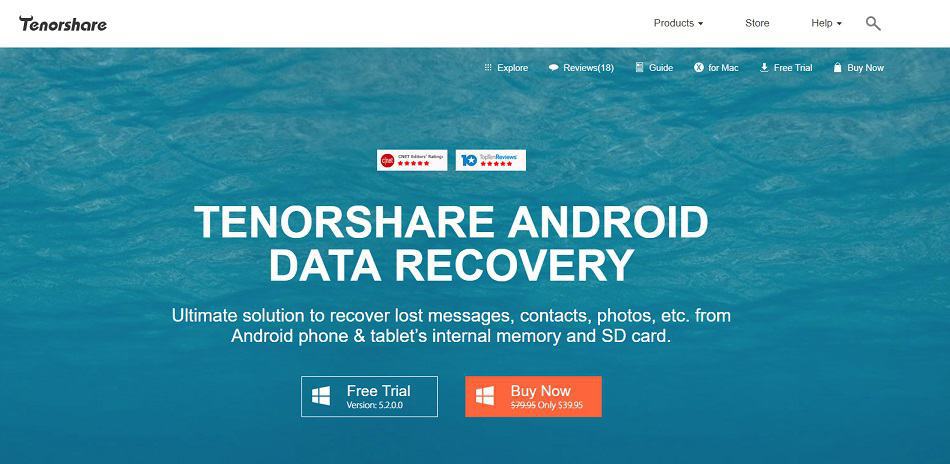 TENORSHARE ANDROID DATA RECOVERY