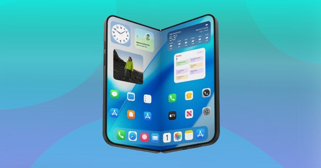 iPhone Fold Concept: Apple's Foldable Display With Full iOS Home Screen